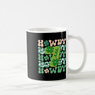 St Patricks Day Howdy Seventh 7th Birthday Western Coffee Mug