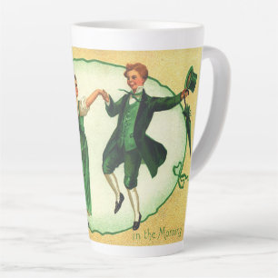 "St. Patrick's Day in the Morning."  Vintage Card Latte Mug