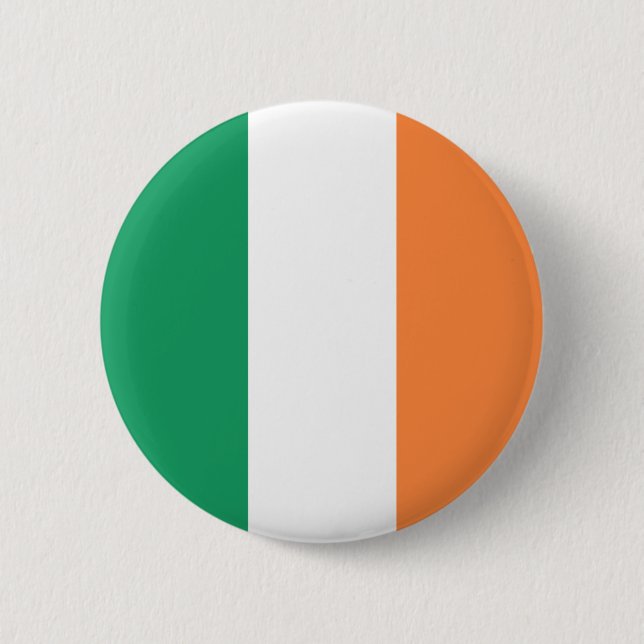 St Patrick's Day Ireland flag Badge (Front)