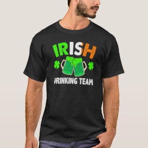 St Patrick's Day Ireland Flag Beer IRISH DRINKING  T-Shirt
