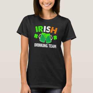St Patrick's Day Ireland Flag Beer IRISH DRINKING T-Shirt
