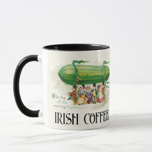 St Patrick's Day Ireland Irish Coffee Colourful Fu Mug (Left)