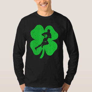St Patricks Day Ireland Rugby Retro Shamrock Irish T-Shirt