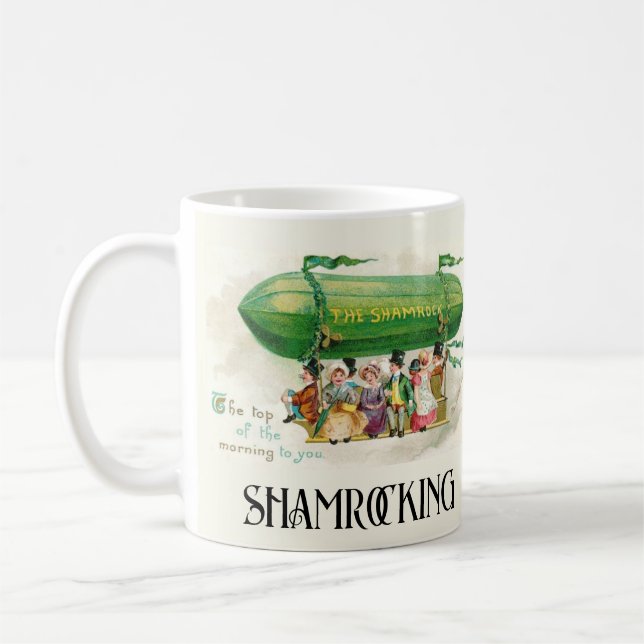 St. Patrick's Day Ireland Shamrocking Fun  Coffee Mug (Left)