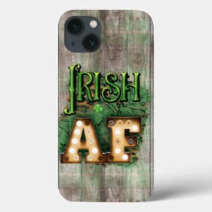 St. Patrick's Day Irish AF Irish Marquee Lights iPhone 13 Case