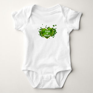 St. Patrick's Day Irish at Heart Baby Bodysuit
