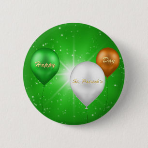 St. Patrick's Day Irish Balloons - Button