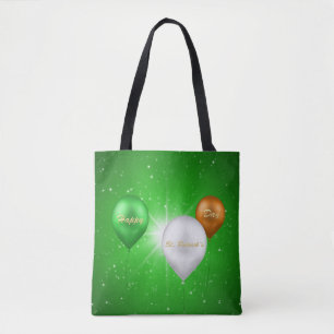 St. Patrick's Day Irish Balloons - Tote Bag