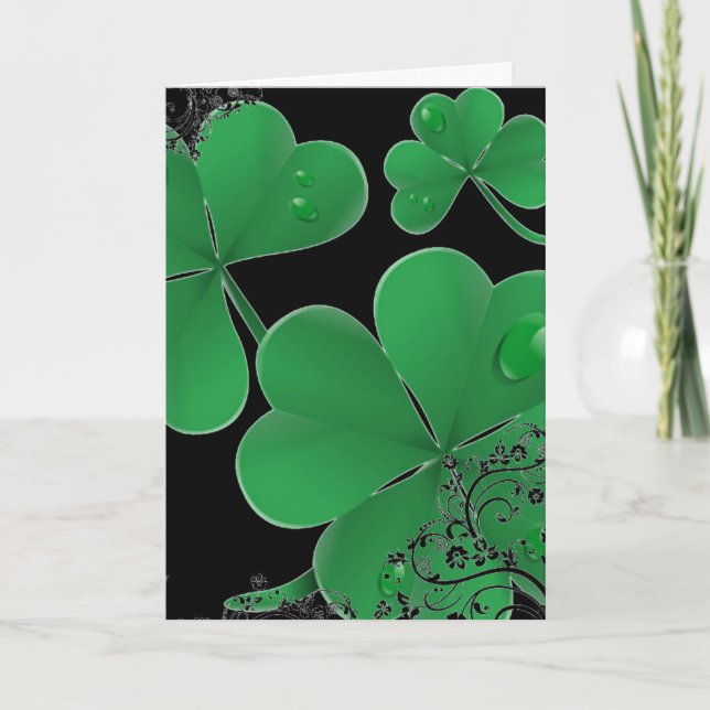St. Patrick's Day Irish Blessing Greeting Card (Front)