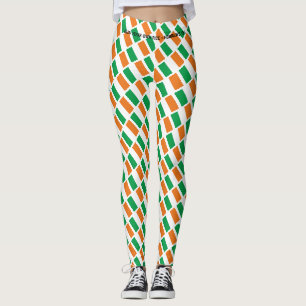 St Patrick's Day IRISH Christian RUN YOUR OWN RACE Leggings
