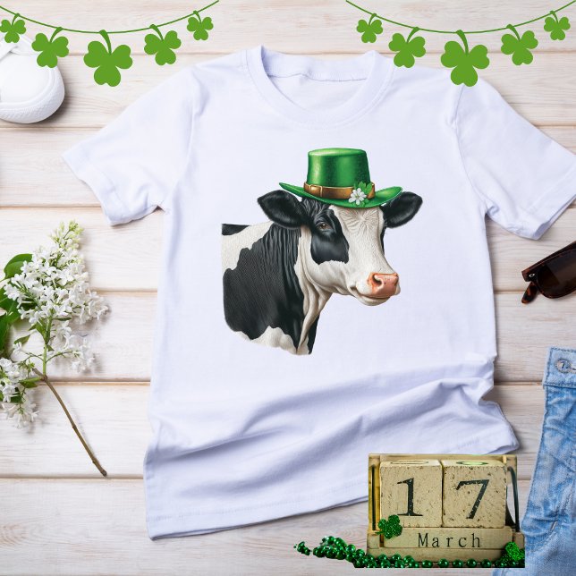 St. Patrick's Day Irish Cow T-Shirt (Creator Uploaded)