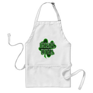 St. Patrick's Day Irish Diva Standard Apron