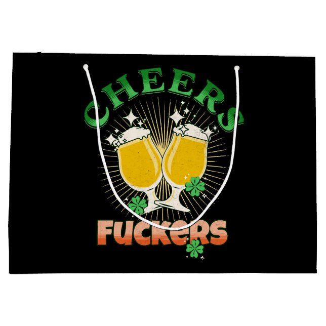 St Patricks Day Irish Drinkin Large Gift Bag (Back)