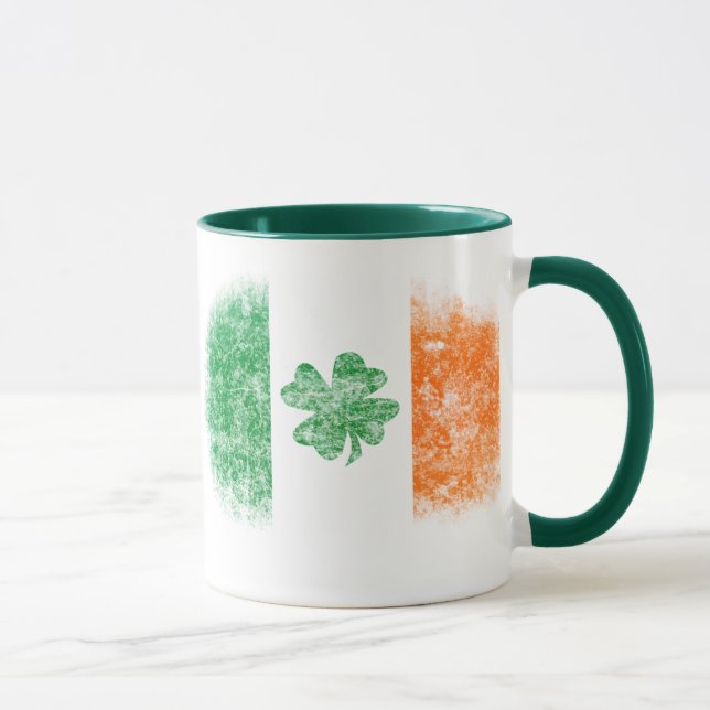 St. Patrick's Day Irish Flag Mugs (Right)