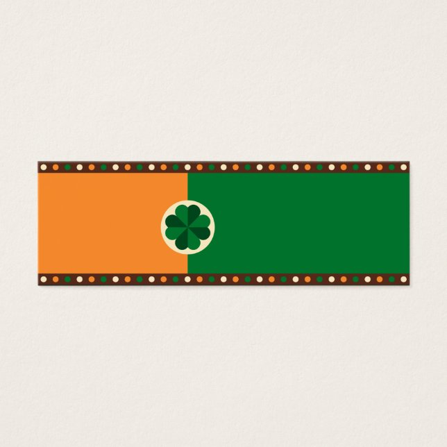St Patrick's Day Irish Flag Shamrock (Front)