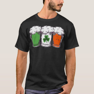 St Patricks Day Irish Flag Shamrock Party  T-Shirt