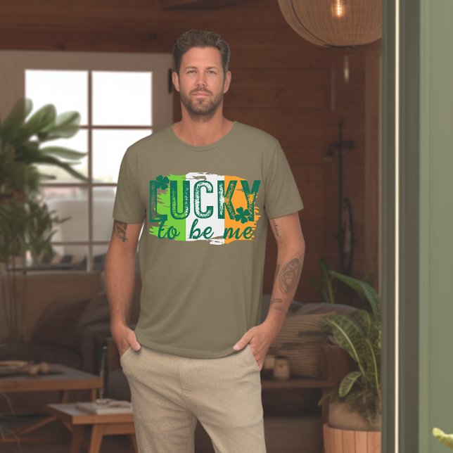 St. Patrick's Day Irish Flag T-Shirt Tri-Blend Shirt (Creator Uploaded)