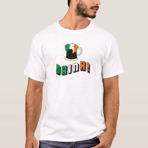 St Patricks Day Irish Funny Cute Drinking Beer T-Shirt