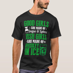 St. Patrick's Day Irish Girls Whiskey On Ice Appa T-Shirt