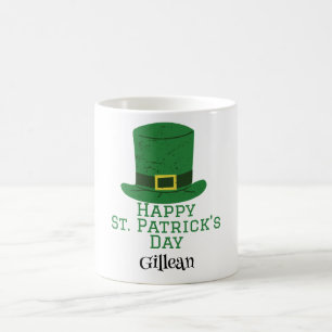 St. Patrick's Day Irish green hat lucky Shamrock  Coffee Mug