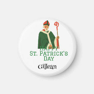 St. Patrick's Day Irish green hat lucky Shamrock Magnet