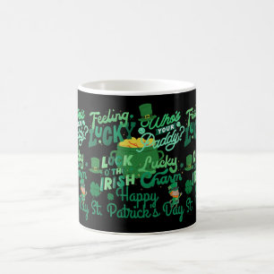 St. Patrick's Day Irish green lucky Shamrock  Coffee Mug