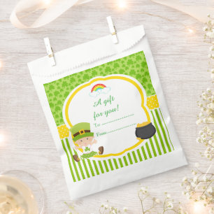St Patrick's Day Irish Holiday Girl Baby Shower Favour Bag