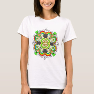 St Patrick's Day   Irish inspired Mandala T-Shirt