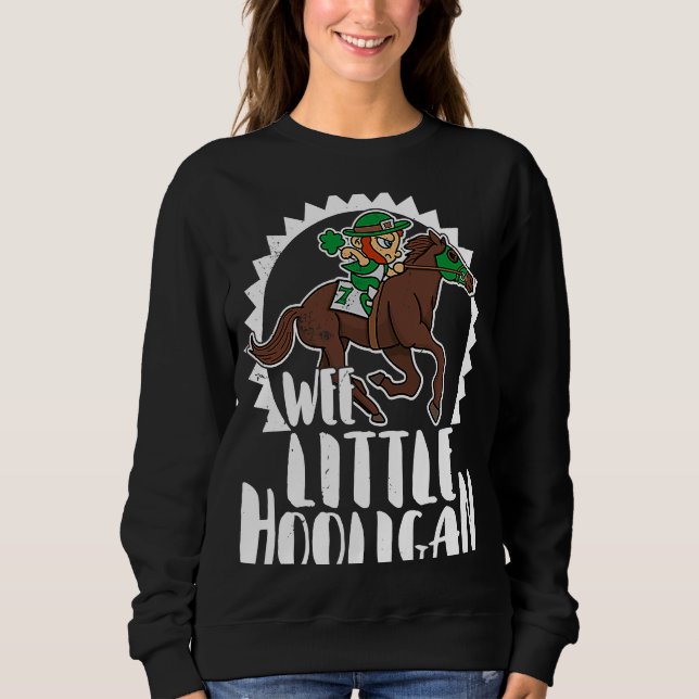 St Patrick's Day Irish Ireland Booze Gaelic Drinki Sweatshirt (Front)