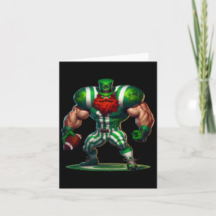 St Patrick's Day Irish Leprechaun Footll Player Sp Card