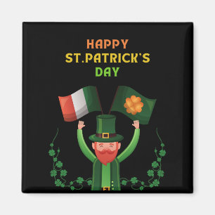 St. Patricks Day Irish- Lucky Irish Shamrock       Magnet