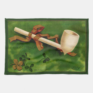 St. Patrick's Day Irish Pipe Kitchen Towel