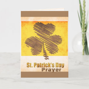 St. Patrick's Day Irish Prayer Custom Card