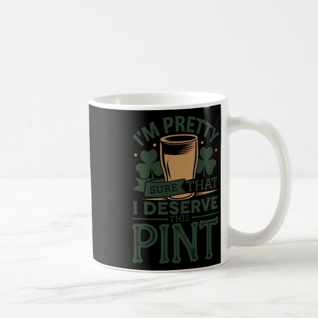 St Patricks Day Irish Pride Funny Shamrock Parade  Coffee Mug (Right)