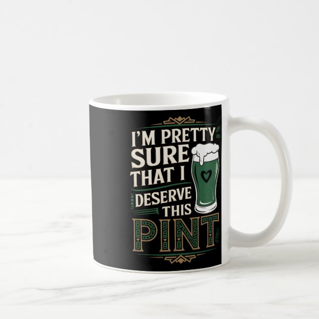 St Patricks Day Irish Pride Funny Shamrock Parade  Coffee Mug (Right)