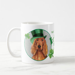 St. Patrick's Day Irish Setter Coffee Mug