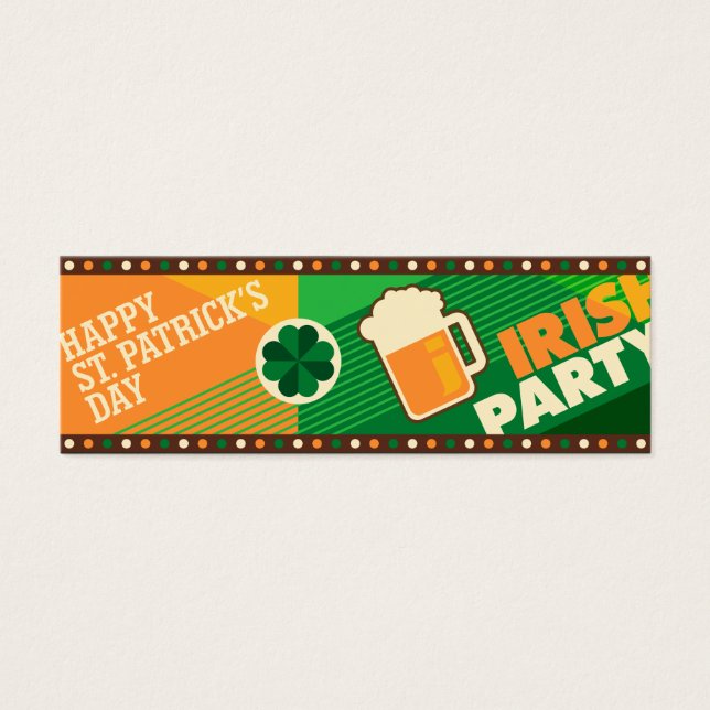 St Patrick's Day Irish Shamrock Party (Front)