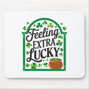 St Patricks Day Irish Shamrock Shenanigan Ireland Mouse Pad