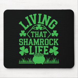 St Patricks Day Irish Shamrock Shenanigan Ireland  Mouse Pad
