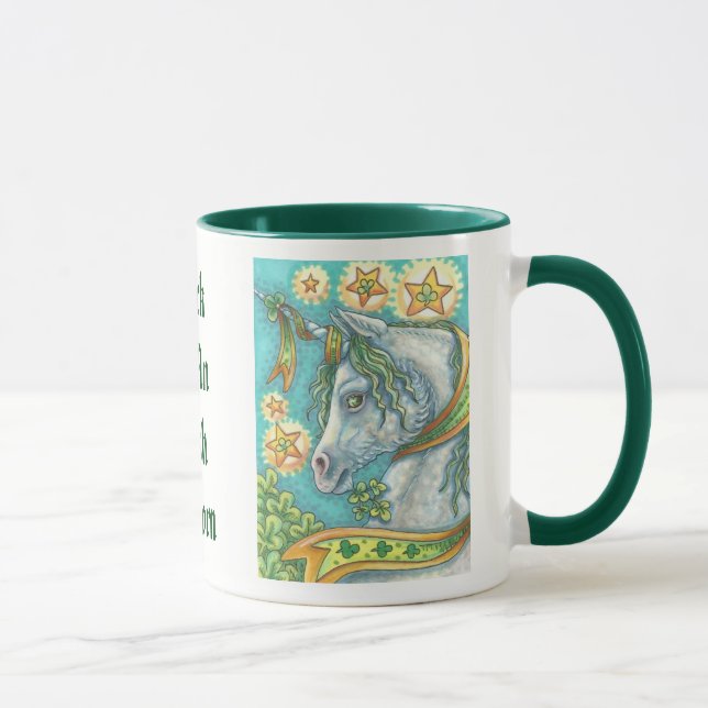 ST. PATRICK'S DAY IRISH UNICORN MUG *Customise (Right)