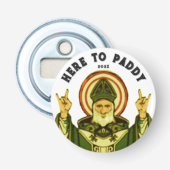 St. Patrick's Day Keepsake Bottle Opener (Front)