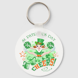 St Patrick's Day Key Ring