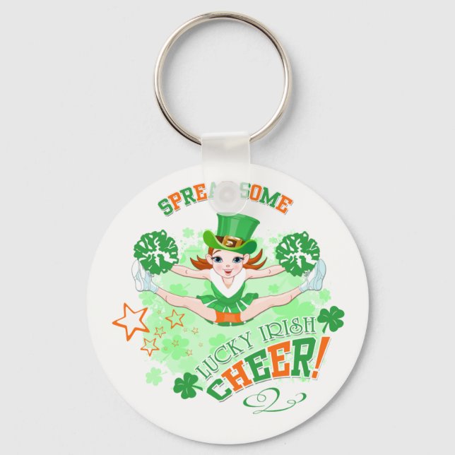 St Patrick's Day Key Ring (Front)