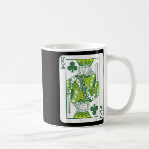 St. Patricks Day King Of Clubs President Trump Coffee Mug