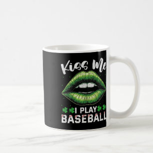 St Patrick's Day Kiss Me I Play Sell Coffee Mug