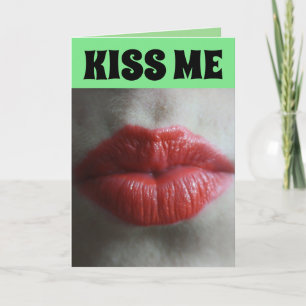 ST. PATRICK'S DAY KISS ME I'M IRISH GREETING CARD