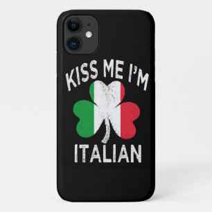 st patricks day kiss me im Italian iPhone 11 Case