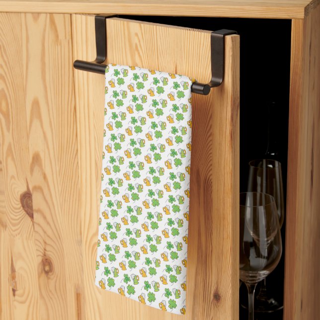 St. Patrick's Day Kitchen Towel (Thirds Fold)