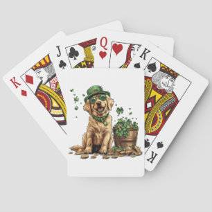 St. Patrick's Day Labrador Retriever Dog Playing Cards