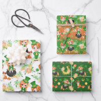 St. Patrick's Day Lad & Lass Wrapping Paper